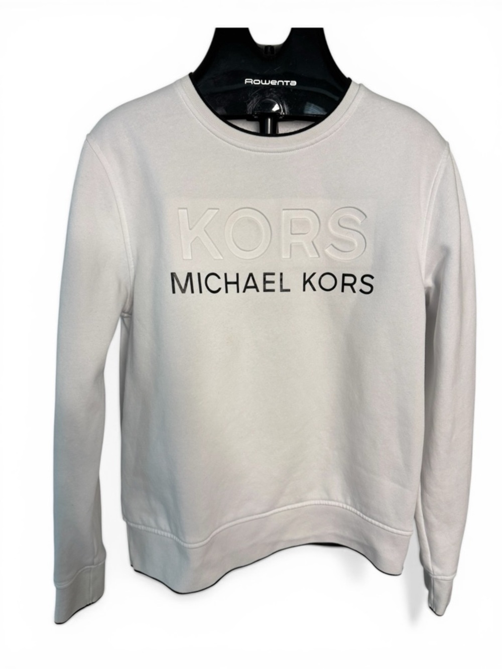 Michael Kors Men’s Cream Logo Crewneck Sweatshirt